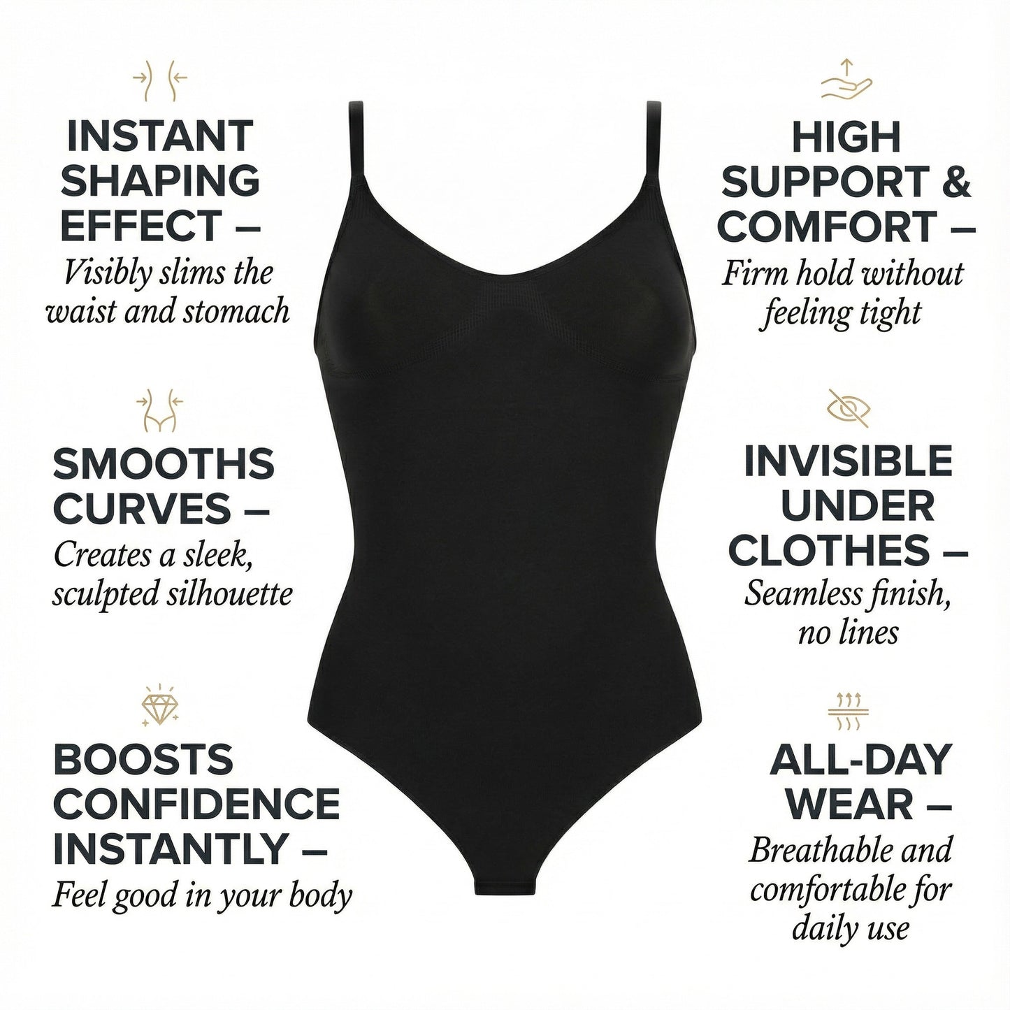BodyLift – The sculpting bodysuit is comfortable to wear all day long